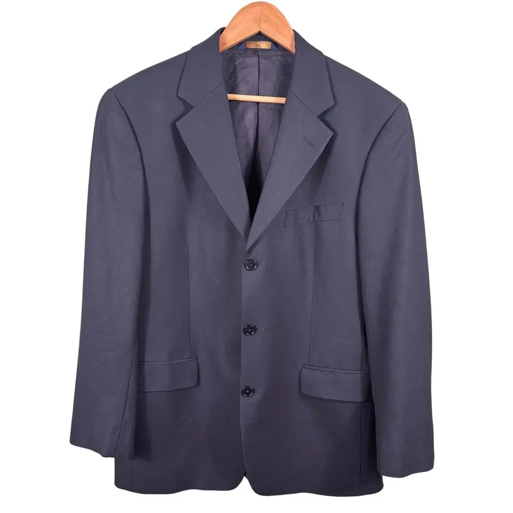 Brooks Brothers 346 Men's Size 40R Blue Lined Stretch Tuxedo Suit Blazer Jacket